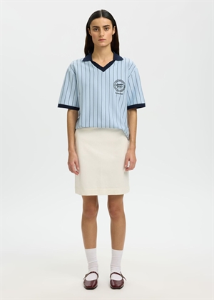 Relax jackie ss Hotel Amour polo bluse Skyway/ Sky Captain Selected Femme 